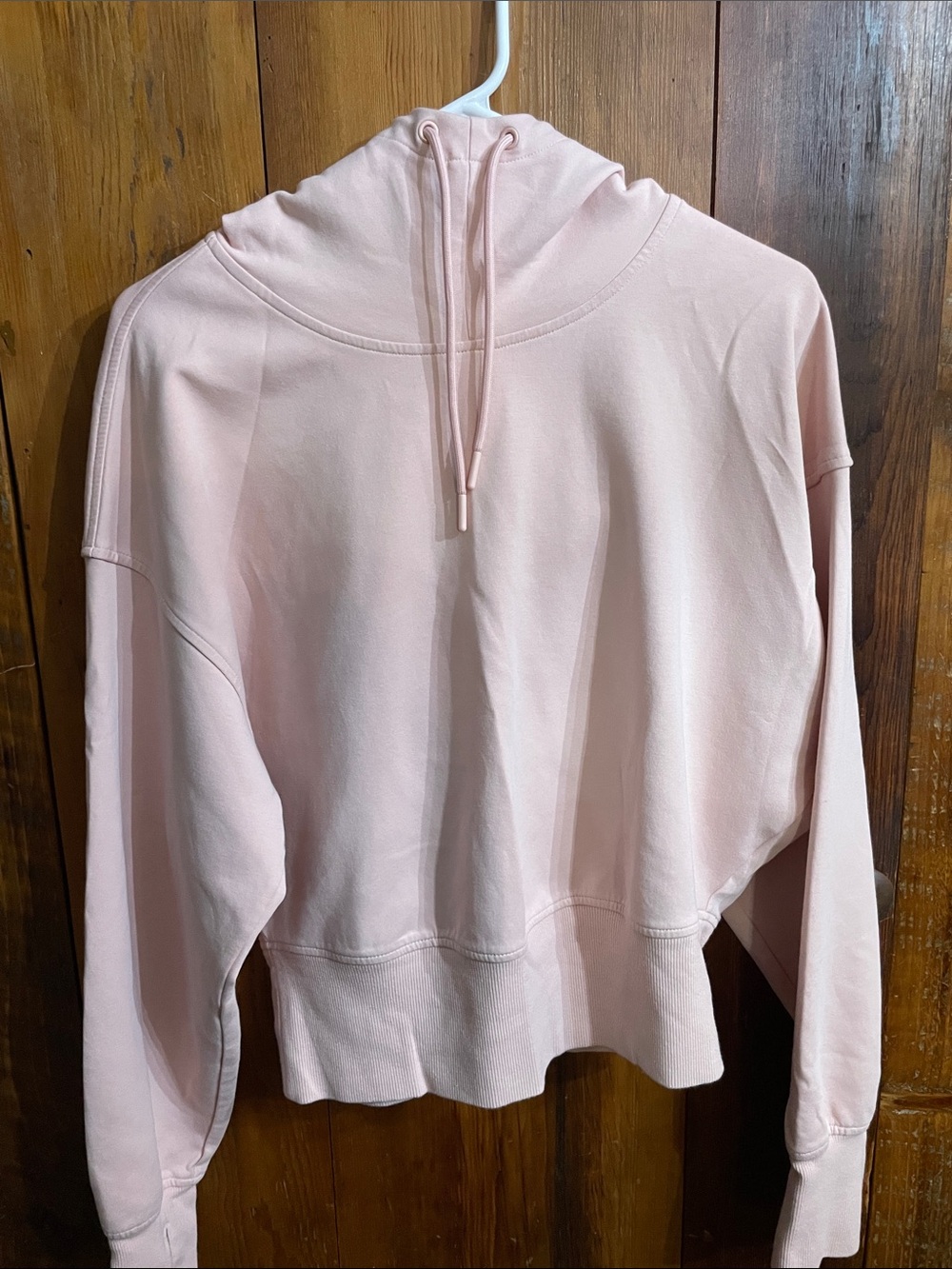 Old Navy Light Pink Hooded Pullover Sweatshirt